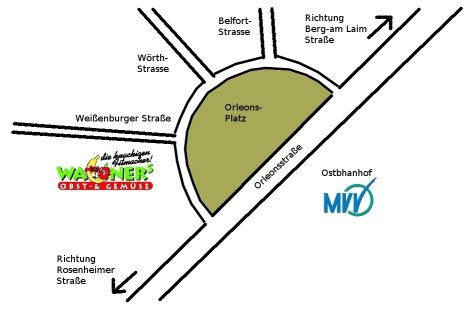 Wagners Obst & Gemse Haidhausen Anfahrt